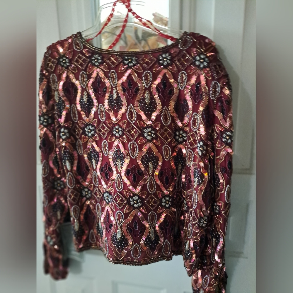 Glamorous Beaded Jacket - image 2